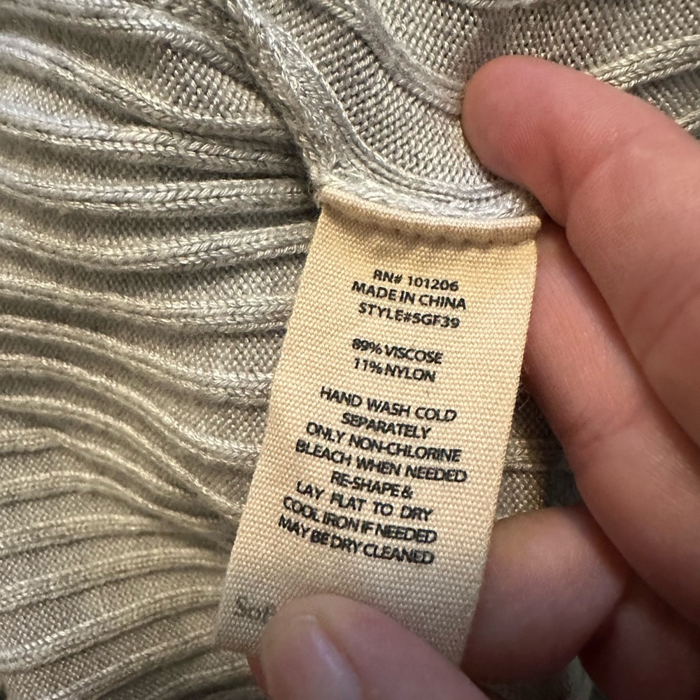 Soft Surroundings SoftEssential Ribbed Button-Fro… - image 5